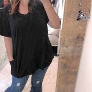 HH works by healing hands black nurses scrub top size 1X